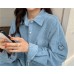 Kemeja Corduroy Oversize Smiley Korean Style